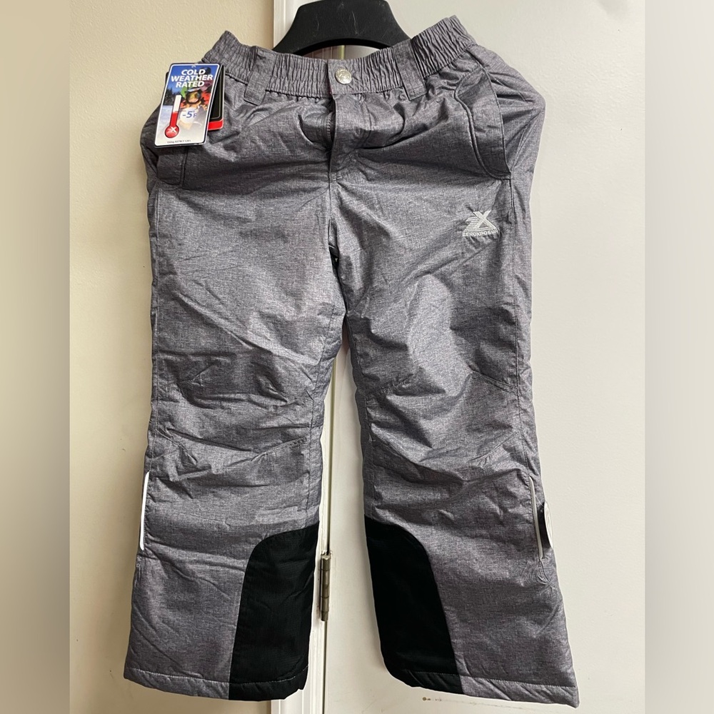 Kids new thick warm snow pants size 7/8